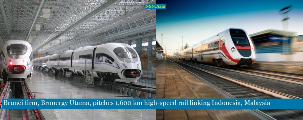 Brunei firm, Brunergy Utama, pitches 1,600 km high-speed rail linking Indonesia, Malaysia Brunei firm, Brunergy Utama, pitches 1,600 km high-speed rail linking Indonesia, Malaysia