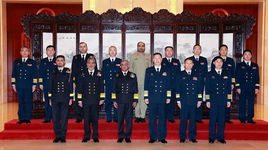 Pakistan Naval Chief Visits Headquarters of PLA to Foster Regional Maritime Peace Pakistan Naval Chief Visits Headquarters of PLA to Foster Regional Maritime Peace