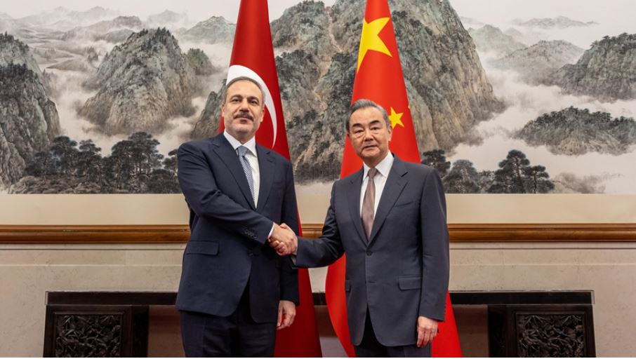 Türkiye Seeks to Join the BRICS Group of Nations: Turkish Foreign Minister Hakan Fidan Turkish Foreign Minister Hakan Fidan (L) meets Chinese Foreign Minister Wang Yi (R) in Beijing, China on June 4, 2024