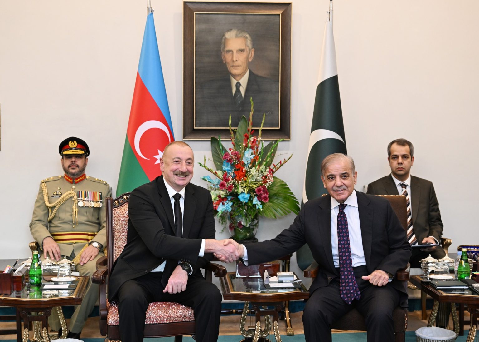 Azerbaijan looks forward to build a strong partnership with Pakistan at economic and trade level says Azerbaijan President, lham Aliyev July 12, 2024, NSN Asia