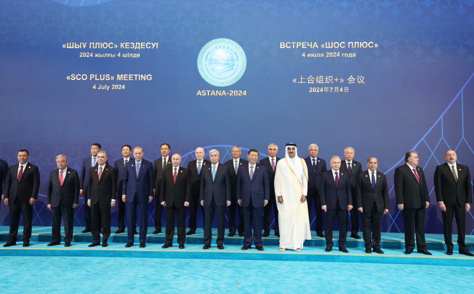 SCO Summit 2024: Alignment of Xi and Putin Advances Multilateralism in Eurasia Leaders of the ten SCO countries sign cooperation agreements during the Astana Summit held in Kazakhstan, on July 3, 2024, NSN.Asia
