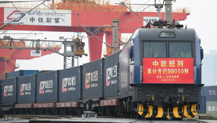 China-Europe freight train network opens new route