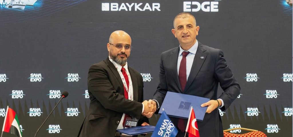 EDGE of UAE and Baykar of Türkiye Sign a Cooperation Agreement at SAHA Expo 2024 EDGE of UAE and Baykar of Türkiye Sign a Cooperation Agreement at SAHA Expo 2024 NSN 2024
